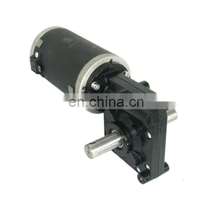 12V Dc Motor 90 Degree Gearbox 12V 24V 500 Watt 110Rpm Dc Worm Gear Motor thumbnail-4