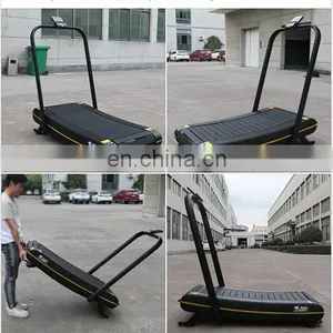 Mini Walking Treadmill Machine Home Fitness Curved Manual Foldable Treadmill Non-motoried Slim Flat Thin Small Treadmill 2019 thumbnail-5