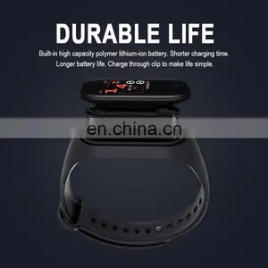 M4 Smartwatch Heart Rate Color Screen M3 M4 Smart Watch Sport Fitness Bracelet thumbnail-4