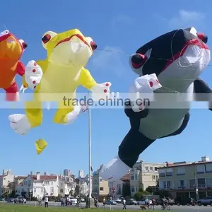 Custom Colorful Advertising Inflatable Frog Kite for Sale thumbnail-1