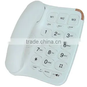Hot Sale Basic Corded Desk Phone Large Keys thumbnail-1