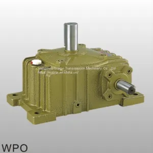 Supror Wp Series 1400rpm Electric Motor Horizontal Worm Cast Iron Industrial Use Gearbox thumbnail-5