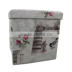 Handsome Light Weight Ottoman Storage Box thumbnail-4