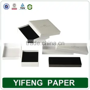 Guangzhou Factory Luxury Necklace Jewelry Packaging Paper White Square Cardboard Box thumbnail-4
