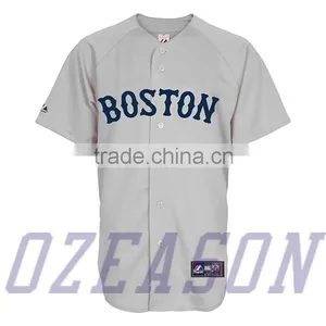Exported Fashional Design Blank White Softball / Baseball Jersey Uniform for Competition thumbnail-2