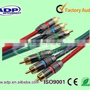 2015 Newest 3RCA Component Cable Male To Male Red Bule Green thumbnail-1