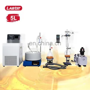 Wholesale Distillation System Equipment 5L 5 L Lab Shortpath Chemistry Turnkey Short Path Distillation Kit Set With Reflux thumbnail-1