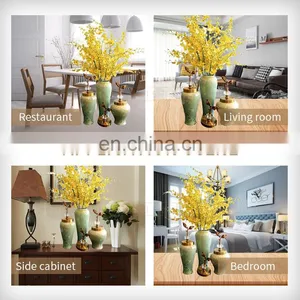 Nordic Hand Painted Custom Mat Ceramic Vase For Home Decor thumbnail-5