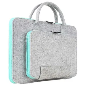 Fashionable Neoprene Laptop Bag Shockproof Laptop Case With Handle and Pockets thumbnail-1