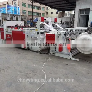 High Speed T-shirt Shopping Bag Fully Automatic Plastic Bag Making Machine Price thumbnail-6