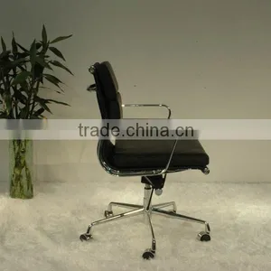 Master Desingn Black Leather Office Chair thumbnail-5