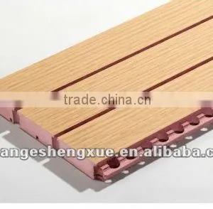 3d Mdf Grooved Wooden Auditorium Cheap Diffuser Acoustic Panel thumbnail-3