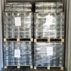 Galvanization Steel Wire Mesh High-tensile Fixed Knot Wire Fence for Animal Containment and Security thumbnail-5