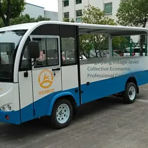 Electric Trucks With Rain Shelters, With Load Capacities of 1 Ton, 2 Tons, 3 Tons, 4 Tons, and 5 Tons, for Use in Factory Areas. Electric Flatbed Trucks thumbnail-1