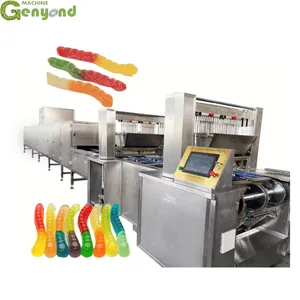 Jelly Sweet Gummy Bear Depositor Candy Make Machine Fabrication Small Production Line thumbnail-1