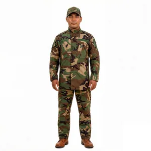 TC6535 Ribstop Navy Blue Police Uniform Camouflage Uniform Army Combat Uniform For Adult Unisex thumbnail-2