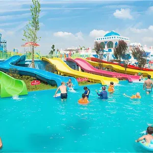 Children's Water Park Equipment Manufacturer, Water Slides, Parent-child Interaction, Large Combined Slides, Customization Supported thumbnail-2