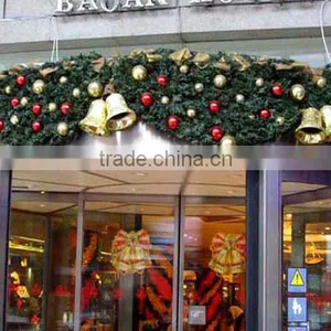Hotal Christmas PVC Plants & Balls Scene Front Door Decor thumbnail-1
