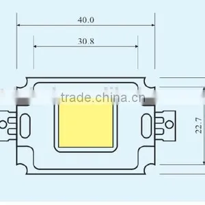 12V 30W Projector Led Chip With Glass Lens thumbnail-2