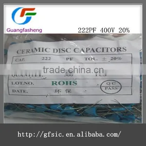 Y1Safety Standard Recognized Ceramic Capacitor 222M 400VAC thumbnail-1