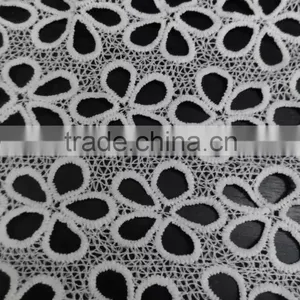 Lace Fabric With Flower/embroidery Milk Silk Full Lace for Garment Accessory thumbnail-3