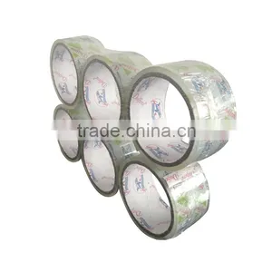W4.5cmBranded Solvent Based Acrylic Box Sealing Super Clear BOPP Packing Tape/transparent Bopp Tapes thumbnail-2