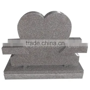China Pink Granite Heart Shaped Monuments thumbnail-1