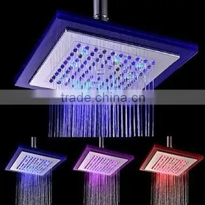 ABS LED Mounted Rainfall Led Shower Head thumbnail-1