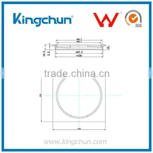 Watermark New Arrival Bathroom Wastes Chrome Plated Floor Drain Square Sink(K1102) thumbnail-2