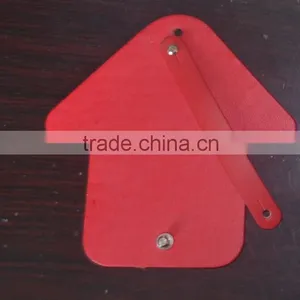 PU Leather Mushroom Shape Tag Can be Decorated With DIY Slide Letters thumbnail-1