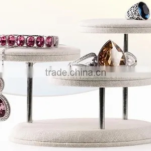 New Design Fancy Fabric Jewelry Display Tray for Ring Bracelet Neckalace S1272 thumbnail-1