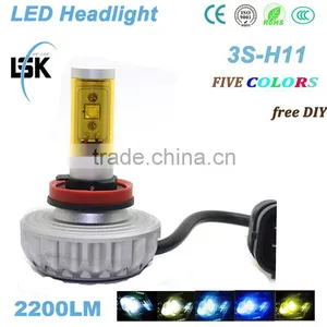LANSERKO Waterproof IP65 3S 12V-24V H11 Led Headlight Types for UNIVERSAL Auto /Motorcycle thumbnail-1