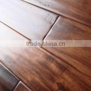 Hand Scraped Solid Big Leaf Acacia Wood Flooring thumbnail-1