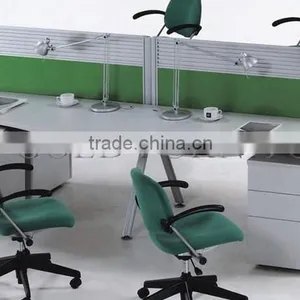 Wooden Desktop High Partition Office Workstation With Steel Feet(SZ-WSL330) thumbnail-1