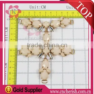 Fashion Rhinestone Metal Shoes Chains Accessories Sandals Decoration For Women thumbnail-1