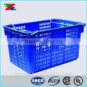 Euro Standards PP Plastic Turnover Box With Wheels / High Quality Wheels Plastic Turnover Box thumbnail-2