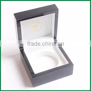 Luxury Piano Black Wooden Perfume Bottle Box thumbnail-2