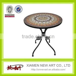Elegant Design Metal Patio Mosaic Outdoor Furniture Living Room Mosaic Metal Furniture thumbnail-2