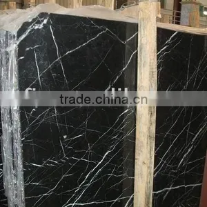 Black & White Marble Slabs, Marble Tiles thumbnail-1
