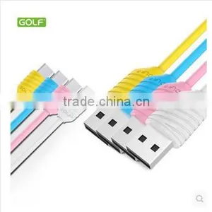 GOLF 2.1A Pineapple Series Micro Usb Cable for Android Phone 1m Quick Charge and Data Pinepple Cable for Micro Device thumbnail-1