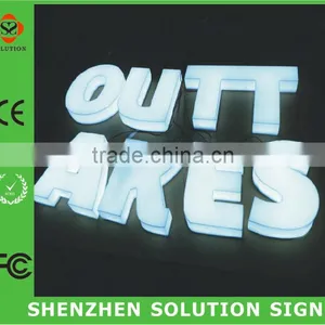 Advertising Led Front and Side Light Acrylic Signage thumbnail-5