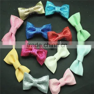 2015 Hot-selling Handmade 2.5" Glitter Hair Bow,Hair Bow Accessory thumbnail-3