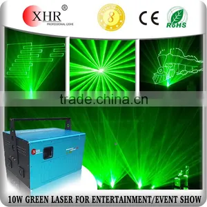 Professional Stage Lighting 10W Green 532nm ILDA EventLaser Light Equipment thumbnail-1