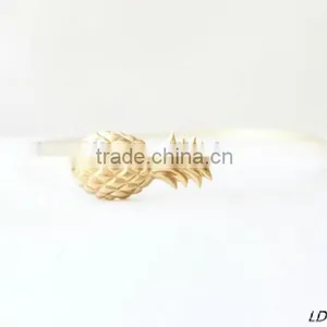 Gold Pineapple Bangle Tiny Fruit Popular Jewelry Quality Choice thumbnail-1