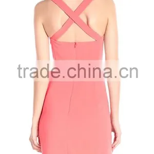 2016 New Fashion Design Halter Dress Women New Sexy Slit Nighty Design thumbnail-3