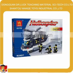 Wholesale Kid New Product Plastic Police Plane Building Block thumbnail-1