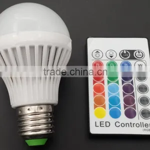 2016 Hotsale 5W RGB Plastic Bulb With Remote thumbnail-1
