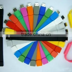 Wrist Band Silicon Usb Flash Drive for Promotional Gift thumbnail-6