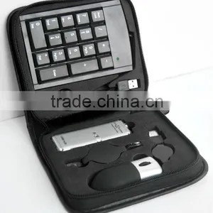 Portable USB 2.0 Travel Kit Bag Tools W USB Mouse Hub thumbnail-1