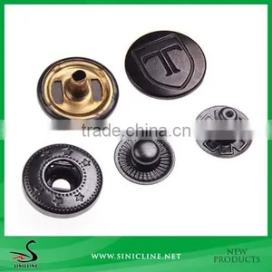 Sinicline Black Metal Press Stud Snap Button Quality Choice thumbnail-1